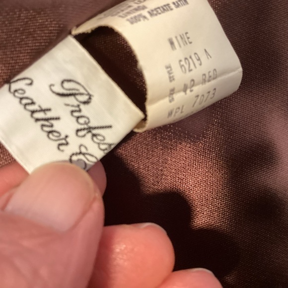 Vintage Men’s Leather Vest size size 42 - Picture 8 of 10